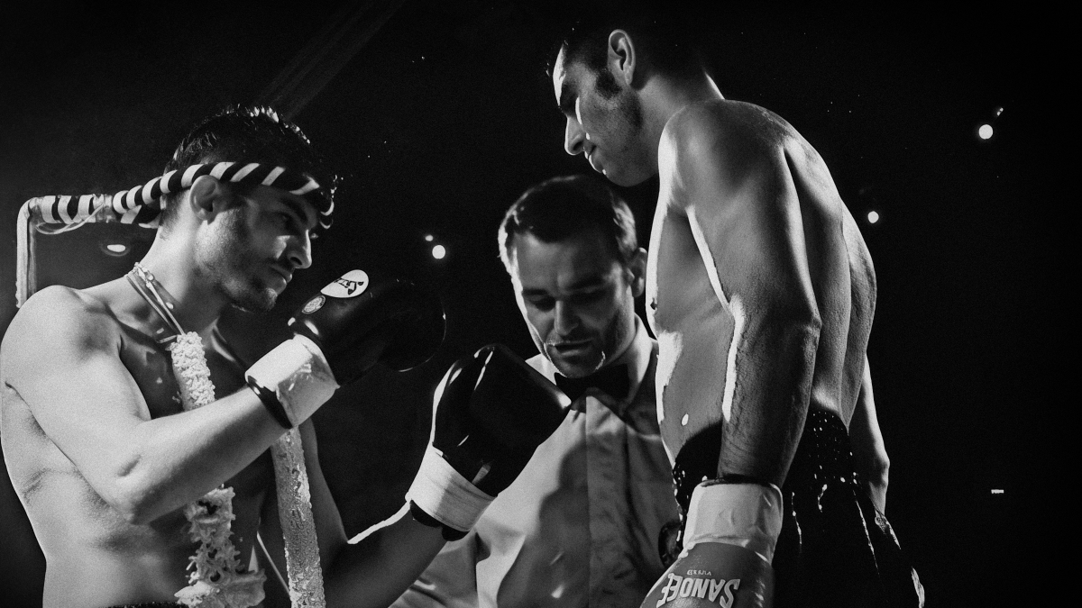Trevor Saint vs Marc Brown, Muay Thai Championship at Maryport Civic Hall hosted by Tommy Collins